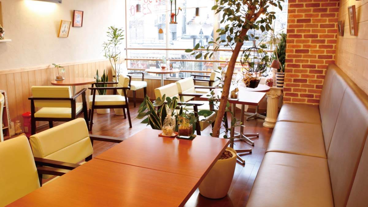 カフェ店内のイメージ